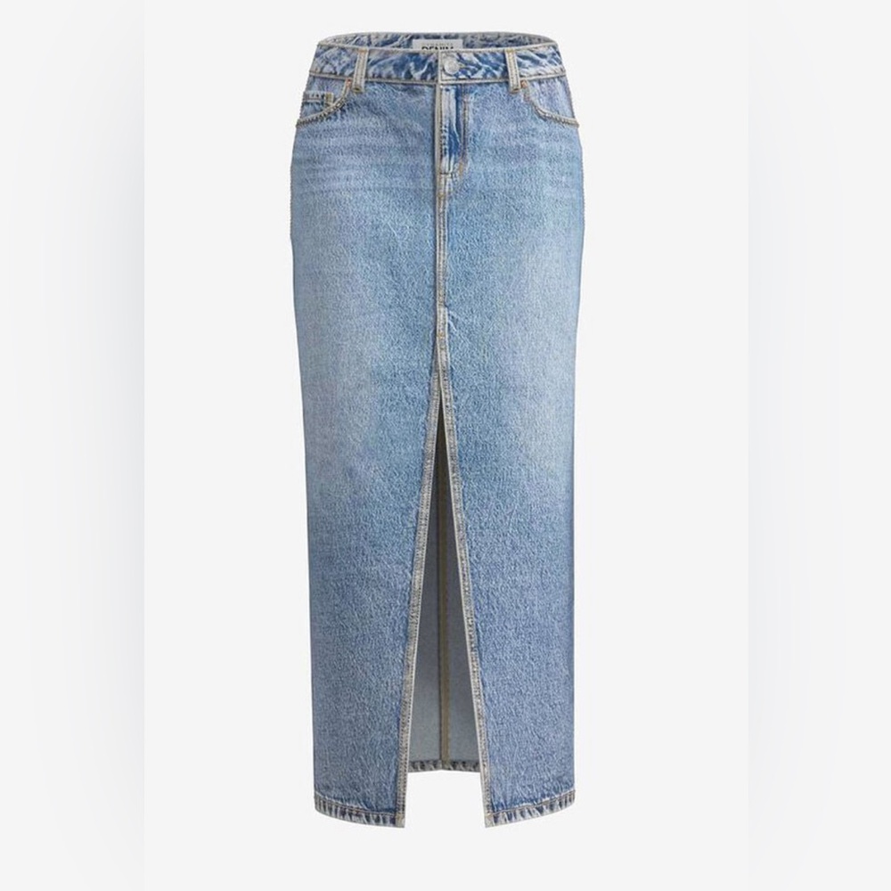 Denim Maxi Skirt